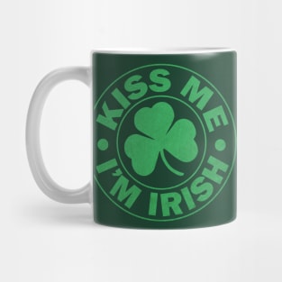 Kiss Me I'm Irish Shamrock St Paddys Day Men Women Mug